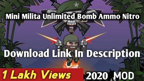 mini militia v4.2.8 unlimited ammo and nitro download